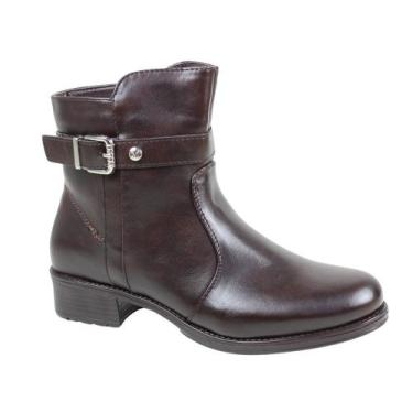 Imagem de Bota Coturno Cano Baixo Mooncity R.72111, Marrom, 35