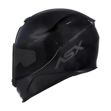 Imagem de Capacete asx eagle solid preto brilho cinza -, 60