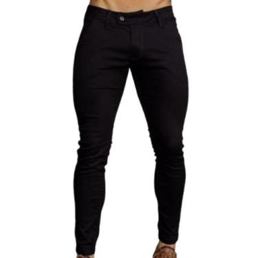 Imagem de Calça Alfaiataria Super  Skinny Masculina  Premium Elastano - Boxer Je