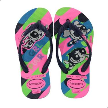 Imagem de Chinelo Infantil Havaianas Kids Slim Powerpuff Meninas Super Poderosas