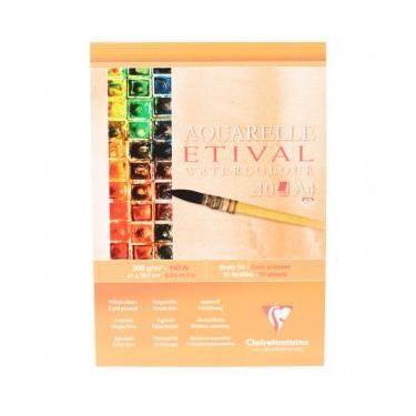 Imagem de Bloco para Aquarela Clairefontaine Etival 300g/m² A4