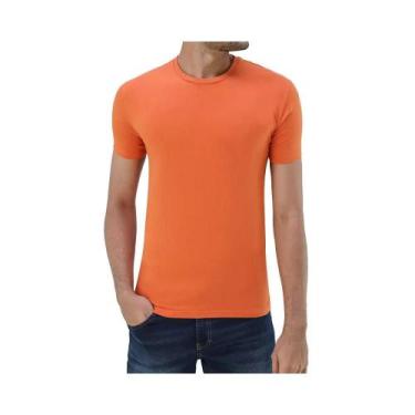 Imagem de Camiseta Manga Curta Básica Slim Ogochi Masculina 006490001 Laranja, P