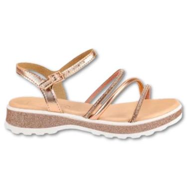 Imagem de Sandalia Feminina Infantil Plataforma Molekinha 2361.205 Metalizado, R