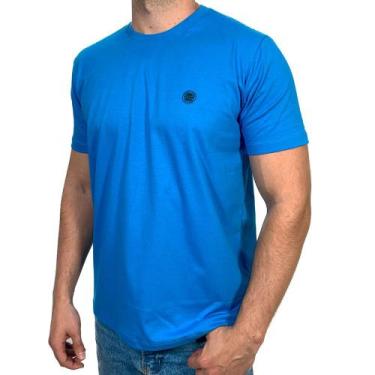 Imagem de Camiseta Lisa Masculina Azul Dawson New, Azul, P