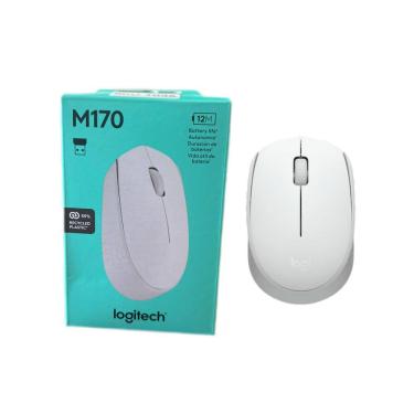 Imagem de Mouse Sem Fio Logitech M170 Wireless 1000 Dpi Branco