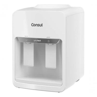 Imagem de Bebedouro Refrigerado de Mesa Consul CJK40AB Compressor Água Gelada e Natural para Galã...