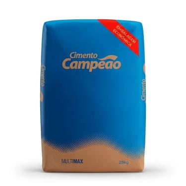 Imagem de Cimento Cpii E-32 Rs Campeão Multimax 25kg Alta Resistência Inicial Secagem Rápida Cinz...