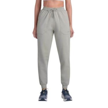 Imagem de Calça Feminina Olympikus Oiwwl25502 Jogging Comfy, Cascalho, P