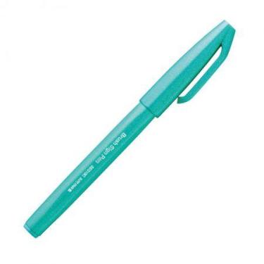 Imagem de Caneta hidrográfica Brush Sign Pen Verde Esmeralda - Pentel