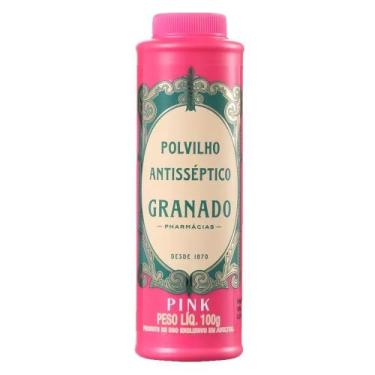Imagem de Talco Polvilho Antisséptico Granado 100g Para Pés Assaduras, Pink