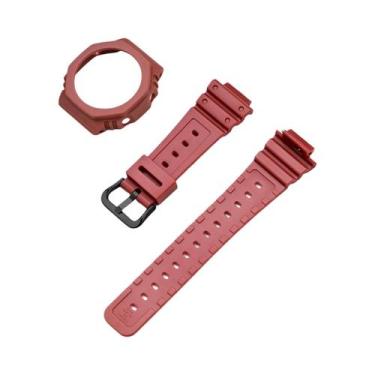 Imagem de Pulseira De Relógio De Resina Transparente Casio G-SHOCK GA-2100 GA-21
