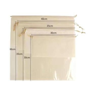 Imagem de Saco Transparente Com Cordão Para Proteção Contra Poeira, À Prova De U