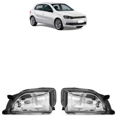 Imagem de Farol Milha Auxiliar Voyage G6 2013 2014 2015 A 2016 Lente Lisa Acríli