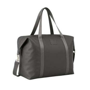 Imagem de Bolsa Feminina Grande Yins YS24028 para Viagem e Academia, Cinza