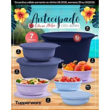 Imagem de Kit Tupperware Tigela Aloha 7 peças