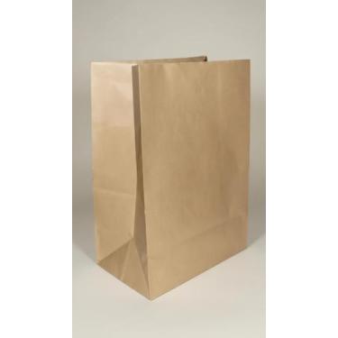 Imagem de Saco de Papel Kraft para Delivery 22x12x28cm - 100 Unidades - Congratu