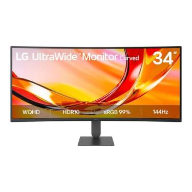 Imagem de Monitor LG UltraWide Curvo 34U620B Tela 34 pol. VA QHD 2K Curvatura 18