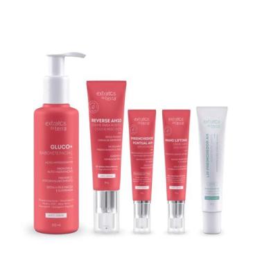 Imagem de Kit Anti Idade Completo para Rosto, Olhos e Lábios Extratos da Terra