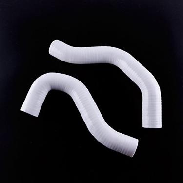 Imagem de LUXERAD Mangueira de arrefecimento de silicone de desempenho de 3 camadas 4,5 mm para SUZUKI SX4/LIANA/AERIO/ESCUDO VITARA 2.0L J20A (branca)