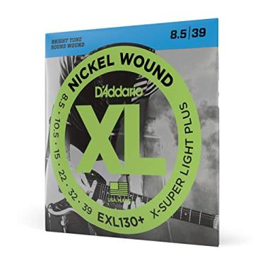 Imagem de Encordoamento Para Guitarra .008-.038 Com Corda Extra Tensão Balanceada D'Addario XL Nickel Wound EXL130+