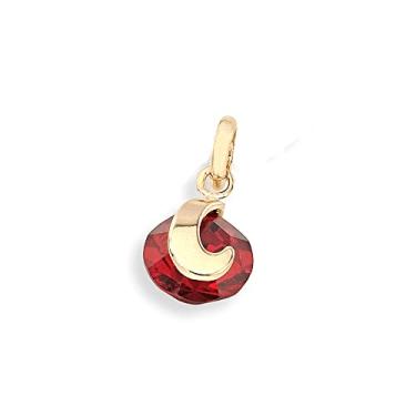 Imagem de Pingente solitário com cristal Vermelho-541672-Rommanel Cor: Vermelho