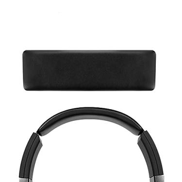 Imagem de Almofada de substituição Geekria Headband Pad para AKG K845BT, K845, K545, Almofada protetora de faixa de cabeça/Almofada de substituição para cabeça confortável (Preta)
