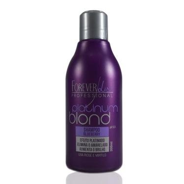 Imagem de Forever Liss Platinum Blond Shampoo Blueberry Efeito Platinado  - 300 ml