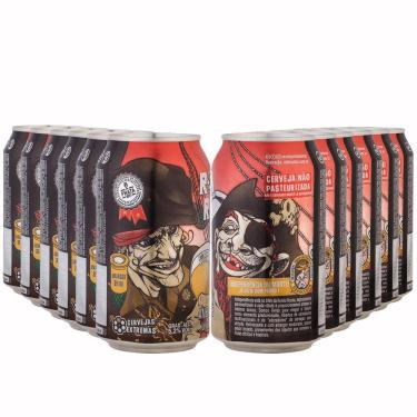 Imagem de Pack 12 Cervejas Roleta Russa APA Lata 350ml