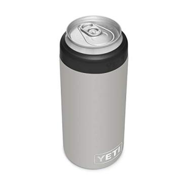 Imagem de YETI Isolador de lata fina de 355 ml da Rambler para latas seltzer rígidas, cinza granito