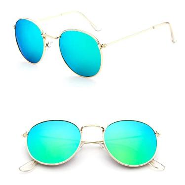 Imagem de Óculos de sol da moda Retro Oval Óculos de Sol Feminino/Homem Designer Vintage Pequeno Preto Vermelho Amarelo Tons Óculos de Sol Óculos de Sol,C15,Liga