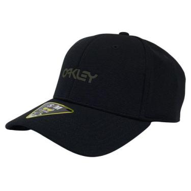 Imagem de Boné Oakley Panel Stretch Metallic Hat Black