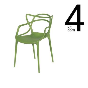 Imagem de Conjunto 4 Cadeiras Allegra - Verde - Ordesign