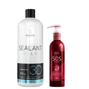 Imagem de Selagem Sealant Silk 3D 1L + Sos Extreme 240ml Antiemborrachamento Rec