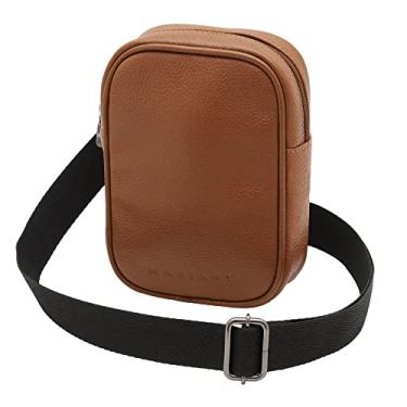 Imagem de Bolsa Feminina Crossbody Shoulder Bag Tiracolo Couro Bovino Mariart Lolla (Camel)