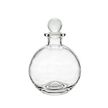 Imagem de Nakpunar Garrafa de vidro transparente esférica com tampa de vidro