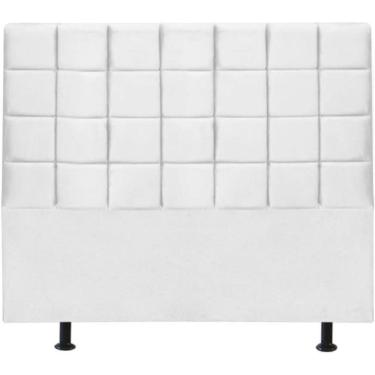 Imagem de Cabeceira Estofada Cama Box Queen 160 cmBranco