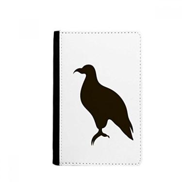 Imagem de Porta-passaporte Black Eagle Cute Animal Retrato Notecase Burse Carteira Capa Cartão, Multicolor