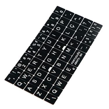 Imagem de Adesivos ECO para Teclados PC, Notebook e Macbook - Etiquetas ABNT2, Português Vinil/PVC