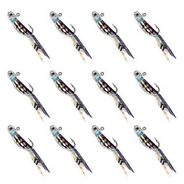 Imagem de (04 Multi) - YZD Silverside Minnow Crappie Jig 12pcs