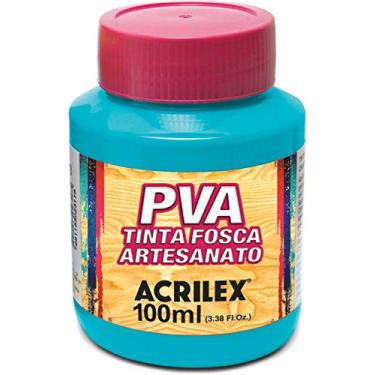 Imagem de Tinta Pva Azul Turquesa 100Ml. Pct.C/06 Acrilex