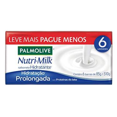 Imagem de Sabonete em Barra Palmolive Nutri-Milk Hidratação Prolongada 85g, 6 unidades, Palmolive