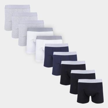 Imagem de Kit Cueca Boxer Polo Wear 10 Peças