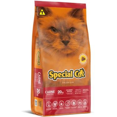 Imagem de Ração Special Cat Premium Carne Adultos 20 Kg