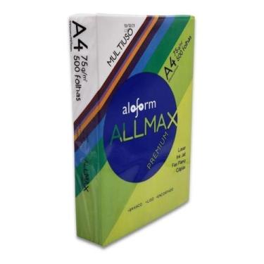 Imagem de Papel Sulfite A4 Allmax Premium 500 Folhas