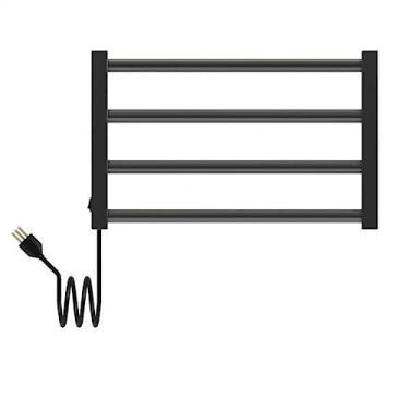 Imagem de Toalheiro Aquecido 127v Thermo Mezcla Aquece Preto Fosco