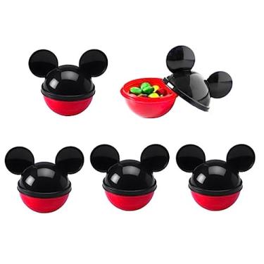 Imagem de Kit de Potes De Lembranças Para Festas Do Mickey Grande (5 unidades)