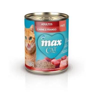 Imagem de Ração Úmida Max Cat Adultos Patê Carne E Frango 280 G