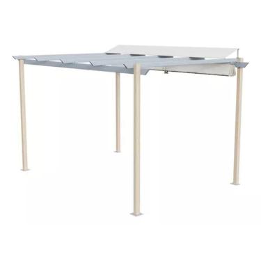 Imagem de Pergolado Toldo Retrátil Alumínio 400x282x258cm Proteção U.v