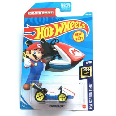 Imagem de DieCast Hotwheels Mario Kart Standard Kart, 166/250 HW Tempo de tela 8/10