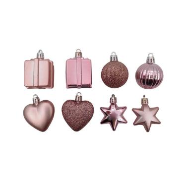 Imagem de Enfeite de Natal Le Rosé Gold com 24 Unidades